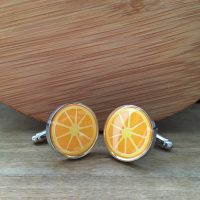 Manžetové gombíky M0410 Pomaranč
